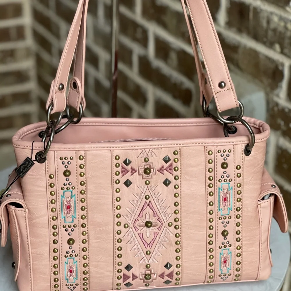 Montana West Aztec Concealed Carry Satchel - Picture 2 of 5